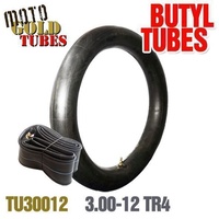 TU30012 ~ TUBE MOTORCYCLE BUTYL 3.00-12 TR4