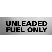 ULF1 - UNLEADED FUEL ONLY STICKER (4/PKT)