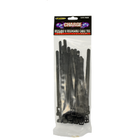 UPCTR150 - CABLE TIE RELEASABLE 150MM X 7.2MM(25/BAG)*