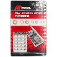 UPKAW - ALLUMINIUM WASHER ASSORT (260 PIECE)*