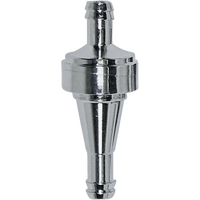 VF204 - ALLOY CONE INLINE FUEL FILTER 6MM (1/4)