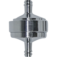 VF207 - ALLOY FAT INLINE FUEL FILTER 8MM (5/16)