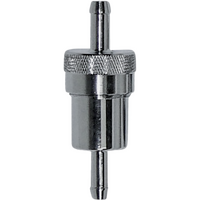 VF208 - ALLOY TALL INLINE FUEL FILTER 6MM (1/4)