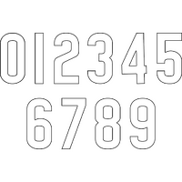 W0 - 165MM STRAIGHT NO. 0 WHITE (10/PKT)