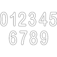 W4D - 150MM ARIAL NO. 4 WHITE (10/PKT)