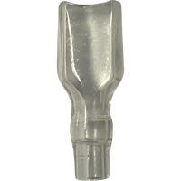 WT18 - FEMALE SPADE PLASTIC SLEEVE (100PKT)