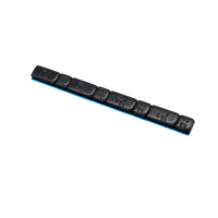 WWB100N - WHEEL WEIGHT NARROW 5/10 GRAM BLACK (100)*