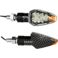 ZIU52NCLED - MINI LED IND CARBON LOOK ORANGE TIP (PR)*